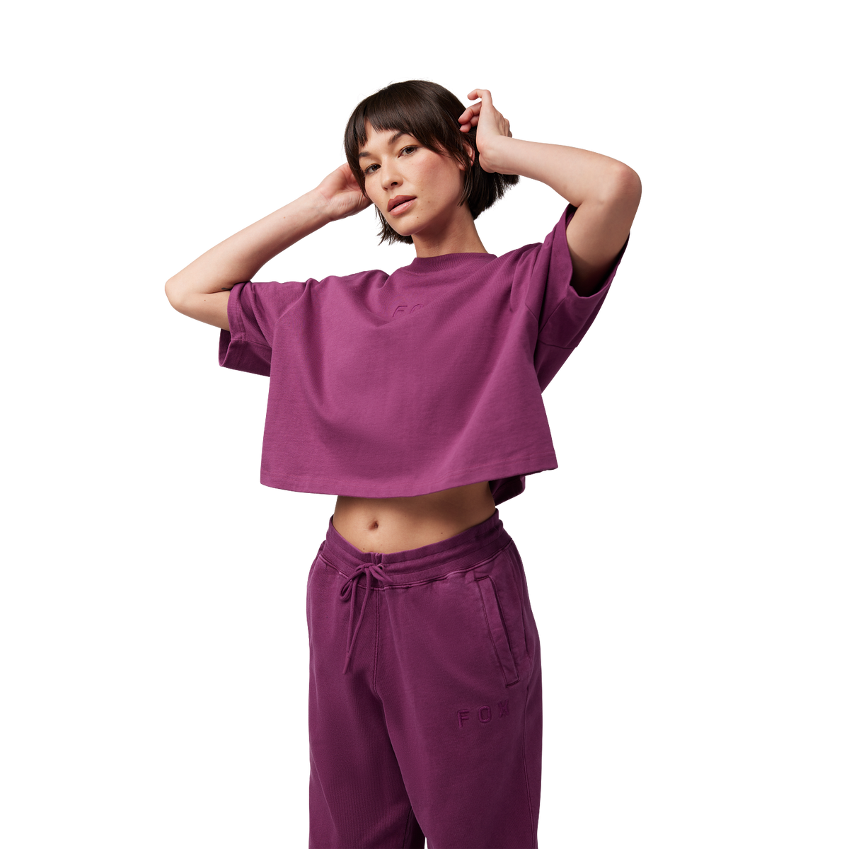 Womens Wordmark Premium Crop Tee